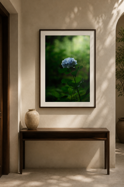Silent Hydrangea / 静寂の紫陽花 | A2 Print Only