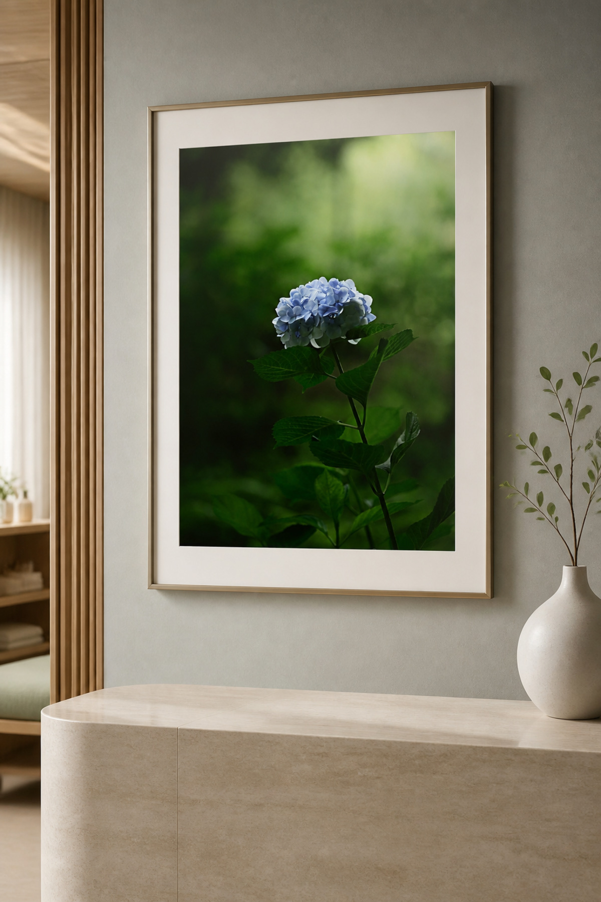 Silent Hydrangea / 静寂の紫陽花 | A2 Print Only