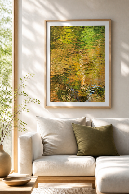 Autumn Reflections on the Isuzu River / 紅葉の五十鈴川 | A2 Print Only