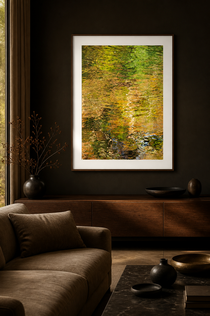 Autumn Reflections on the Isuzu River / 紅葉の五十鈴川 | A2 Print Only