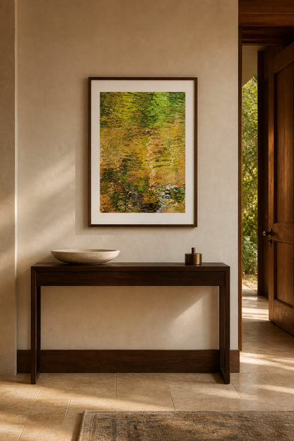 Autumn Reflections on the Isuzu River / 紅葉の五十鈴川 | A2 Print Only