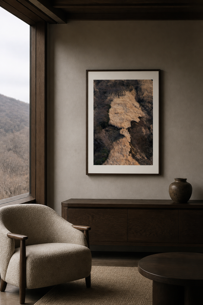 Contours of Mount Kishima / 杵島岳の山容 | A2 Print Only